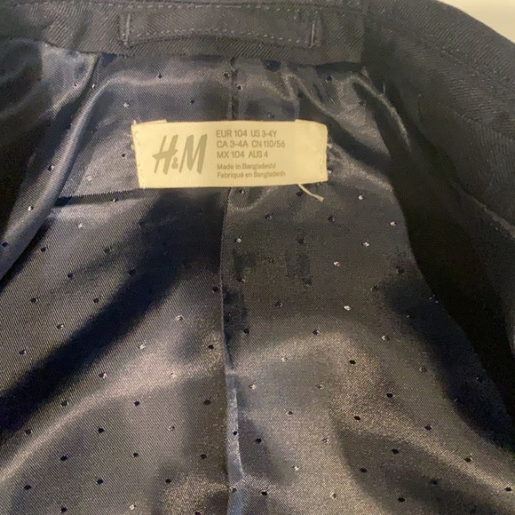 Navy Blazer H &M size 3/4 - Picture 2 of 3